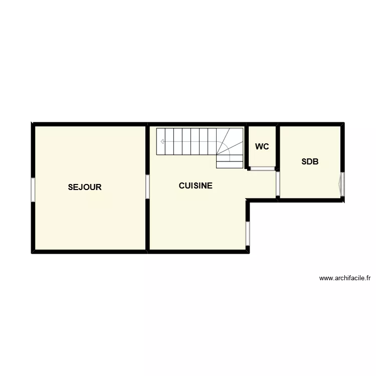 DESBEAUX 8 1 ER. Plan de 3 Pièces et 29 m²