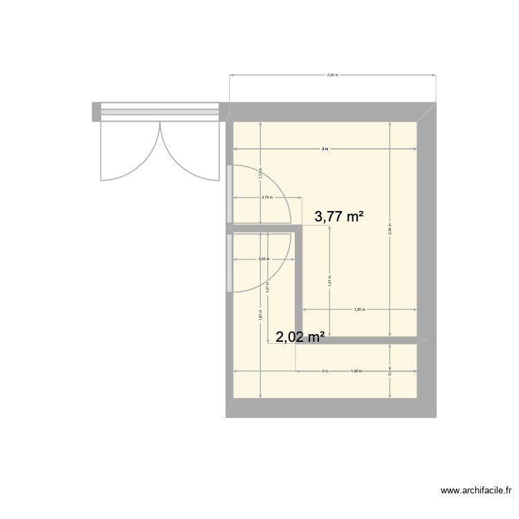 Am&eacute;nagement local &eacute;lectrique / local de rangements. Plan de 0 pièce et 0 m2