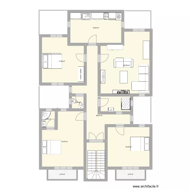 PLAN RSD PGM. Plan de 10  et 130 m²