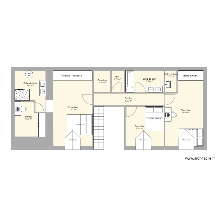 Etage. Plan de 0 pièce et 0 m2 Etage. Plan de 0 pièce et 0 m2
