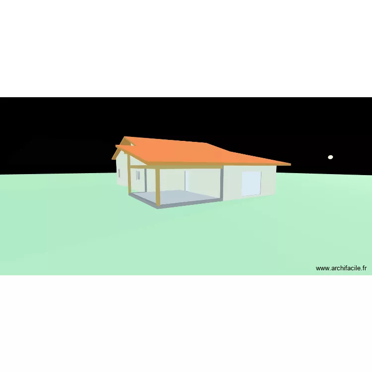 Fa&ccedil;ade NORD.. Plan de 13  et 300 m²