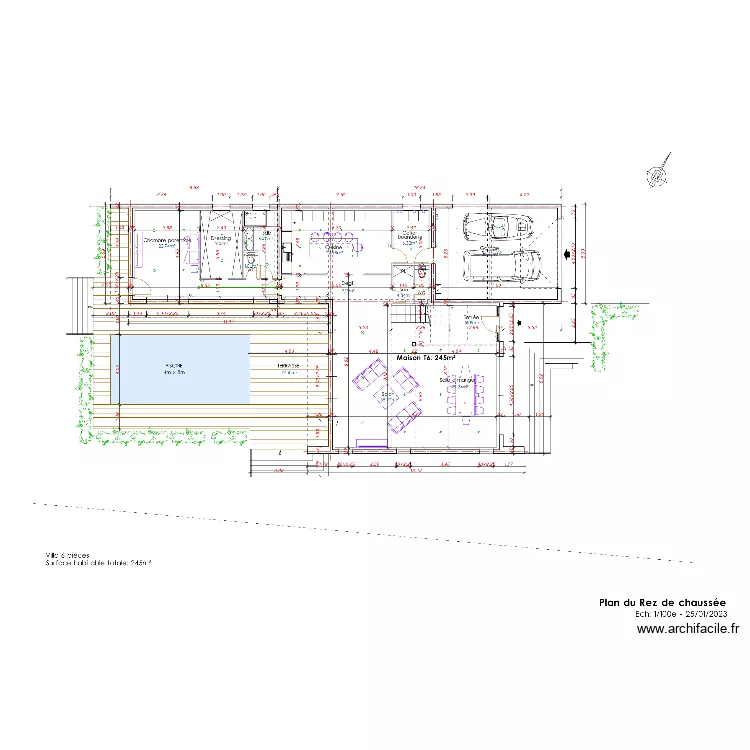Villa Saint-Ay. Plan de Villa Saint-Ay. Plan de