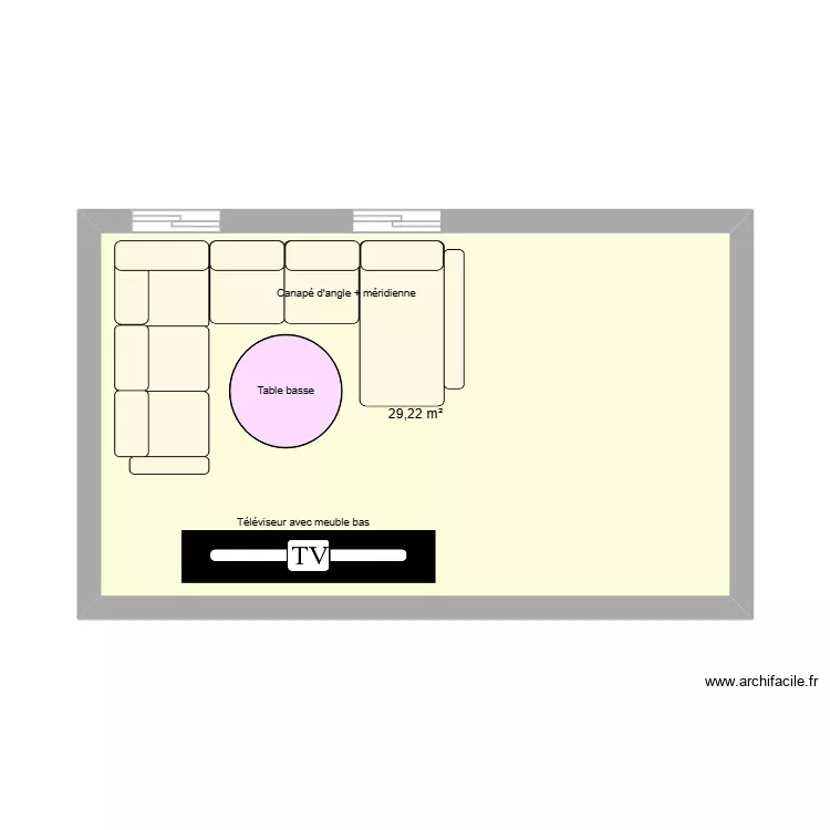 technologie plan israa qarni. Plan de 1  et 29 m²