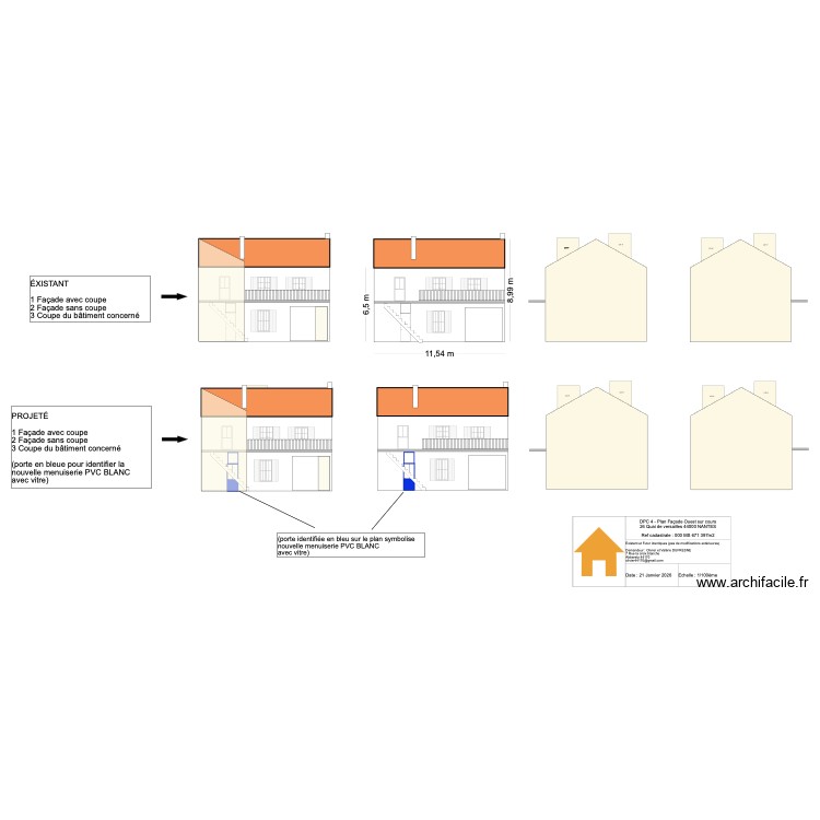 DPC4 - Fa&ccedil;ade EST - Bis. Plan de 0 pièce et 0 m2