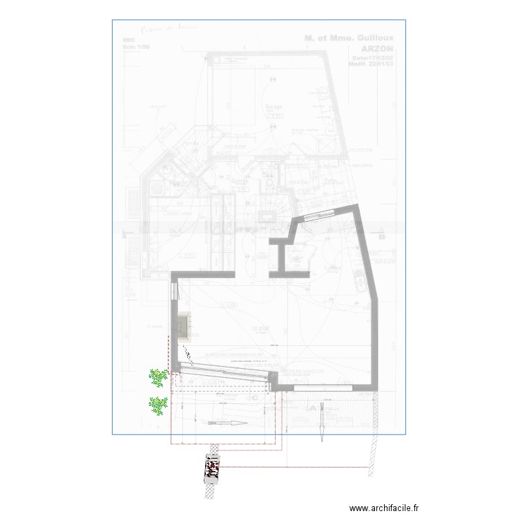 Arzon nouvelle terrasse v3. Plan de 0 pièce et 0 m2