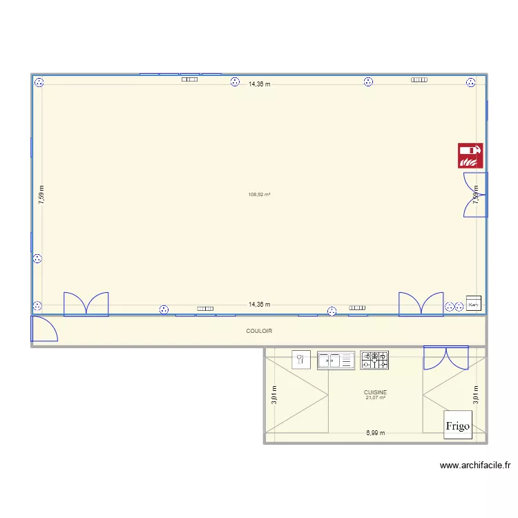 Salle Herbinghen. Plan de Salle Herbinghen. Plan de