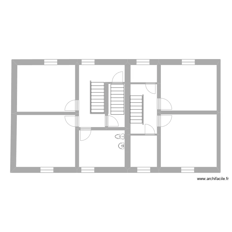 Namur 1-3 Etage. Plan de 