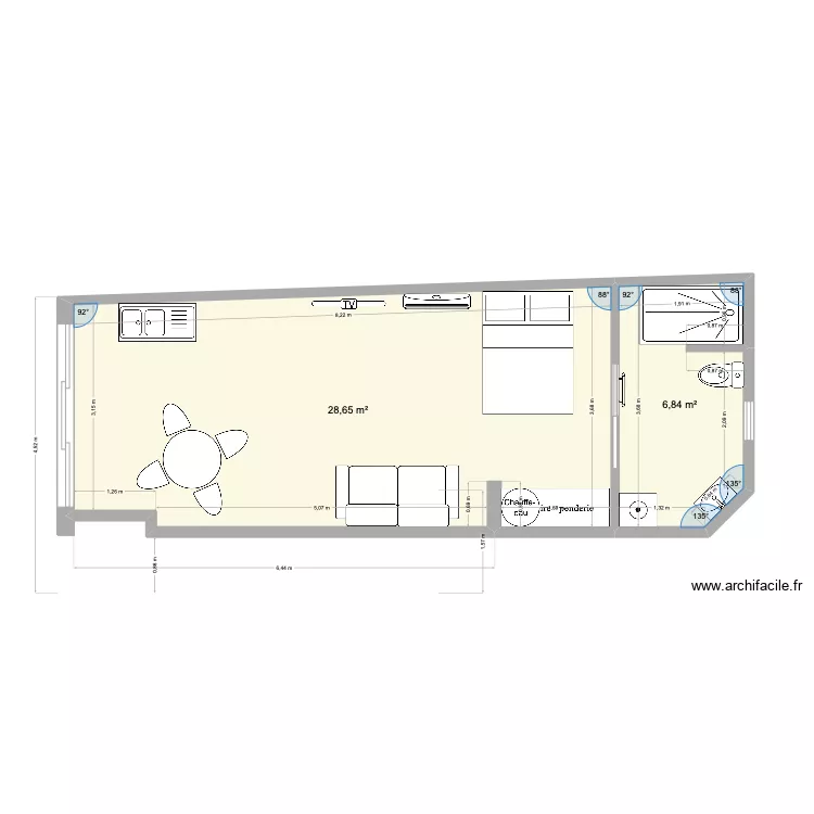 RAMBAUD RDC 1. Plan de 