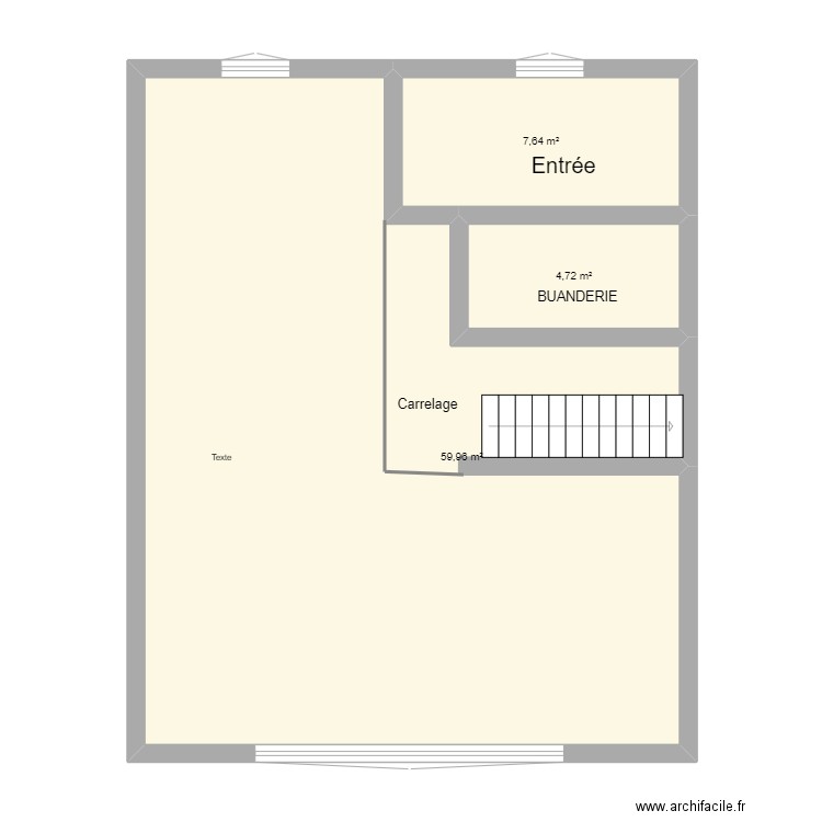 limite plancher. Plan de 0 pièce et 0 m2