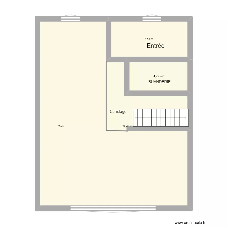 limite plancher. Plan de 