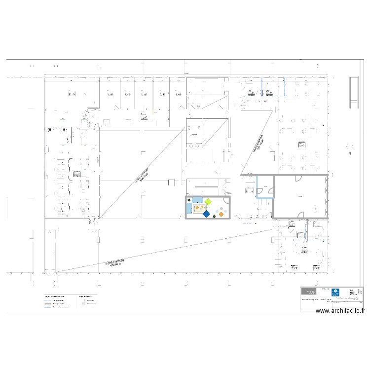aménagement Vanoise / Parenthèse. Plan de 3 pièces et 102 m2