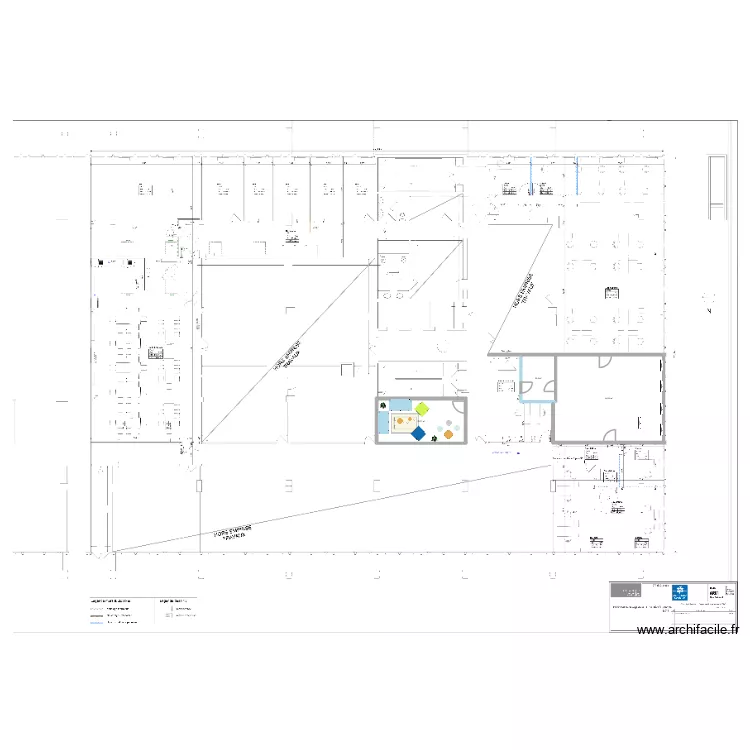 am&eacute;nagement Vanoise / Parenth&egrave;se. Plan de 
