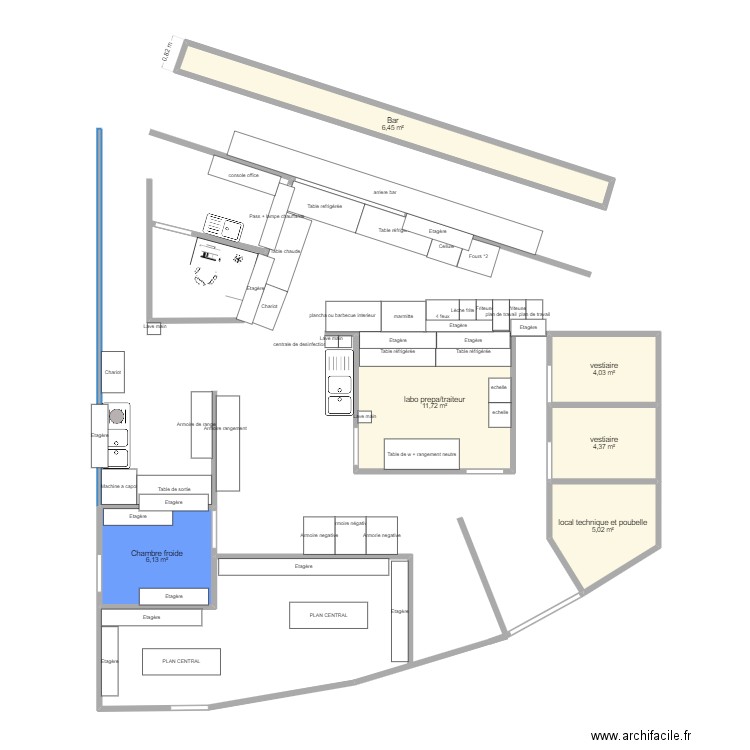 marinade. Plan de 0 pièce et 0 m2