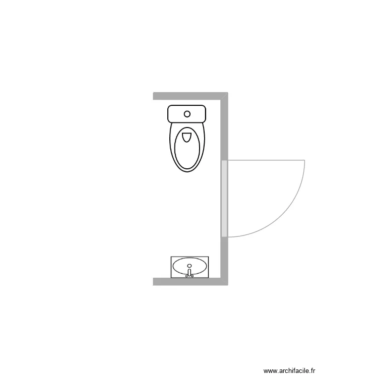 WC Formiguères. Plan de WC Formiguères. Plan de