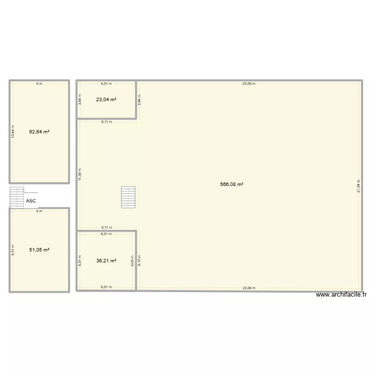 LOUIS 02012026. Plan de 5  et 739 m²