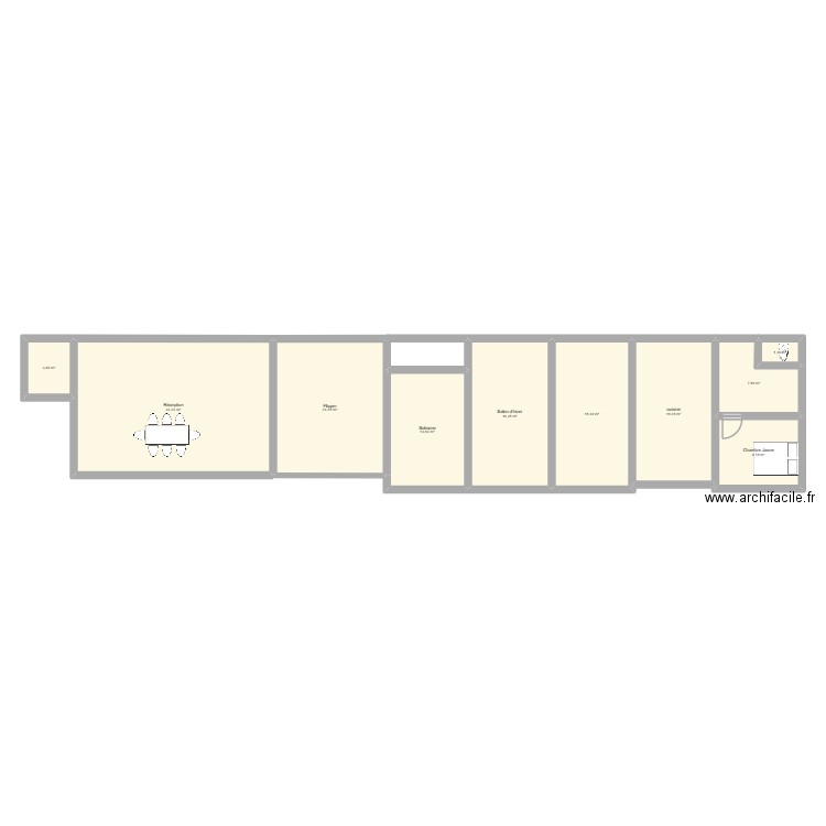 maison la perche dupliqué. Plan de 10 pièces et 161 m2