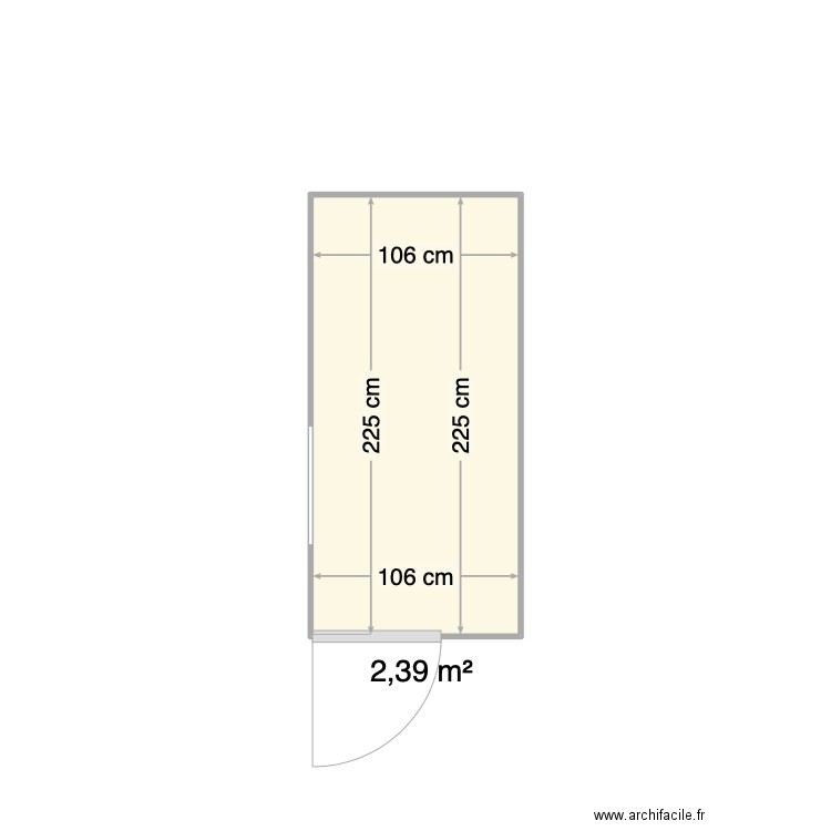 Salle d'eau rdv vierge. Plan de 0 pièce et 0 m2