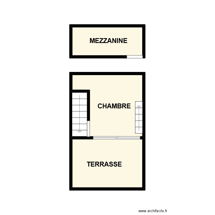 PLAN 02 ZIG ZAG AM. Plan de 4 pièces et 14 m2