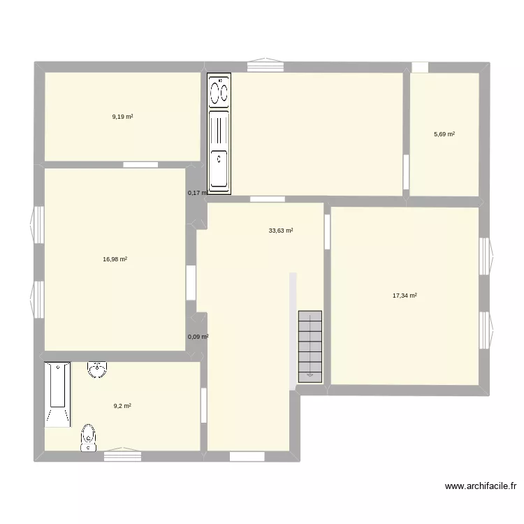 Appart Celje 1. Plan de 