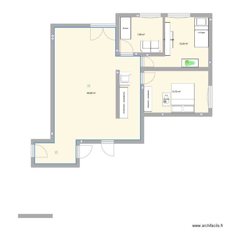 Chailly 44 Chamres. Plan de 0 pièce et 0 m2