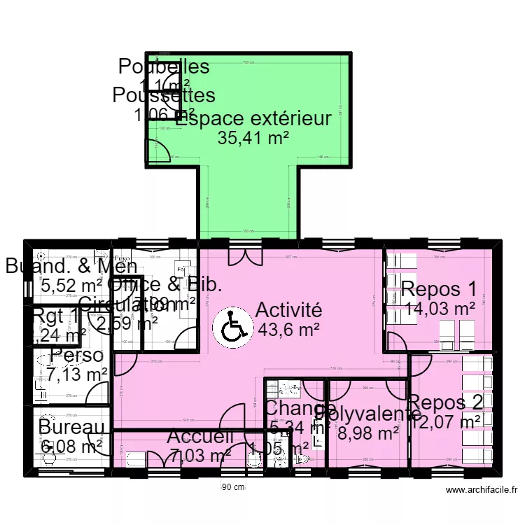 Bourg-en-Bresse 01BB306H PROJET ArL 271223 POST PMI Mak. Plan de 