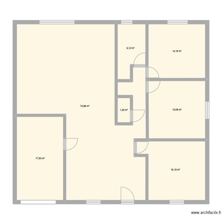 Lana. Plan de 7 pièces et 145 m2