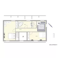 plan maison 1 &eacute;tage 2eme essai