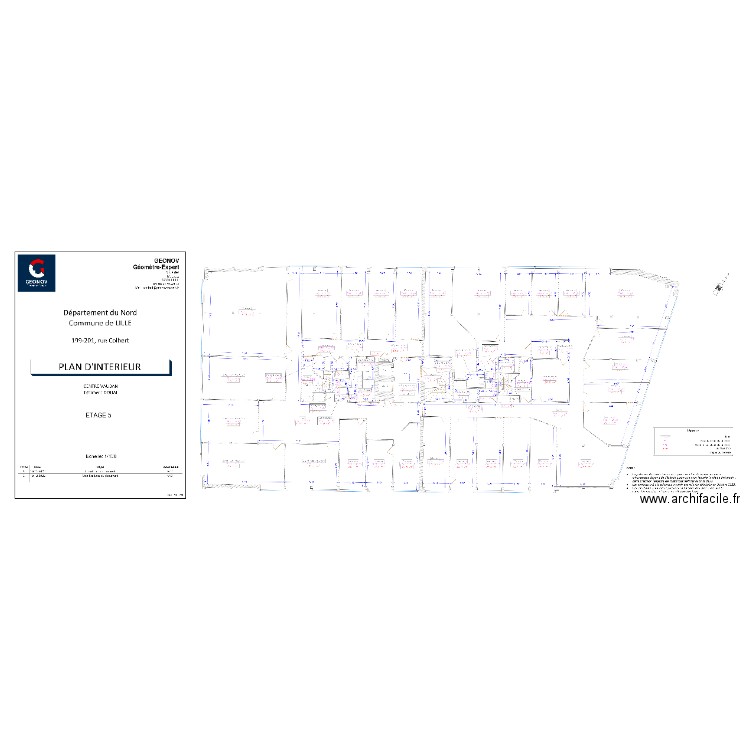 douai r+5. Plan de 0 pièce et 0 m2