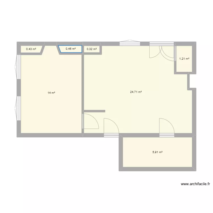 T2 Jules Guesde (&agrave; l'&eacute;chelle). Plan de 