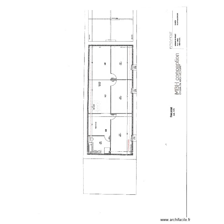 JOUDON FILS ETAGE. Plan de 0 pièce et 0 m2