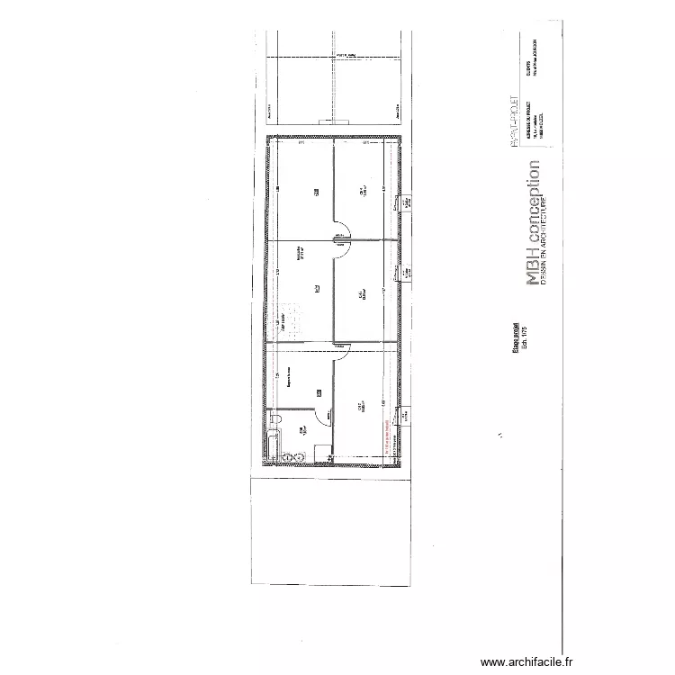 JOUDON FILS ETAGE. Plan de 