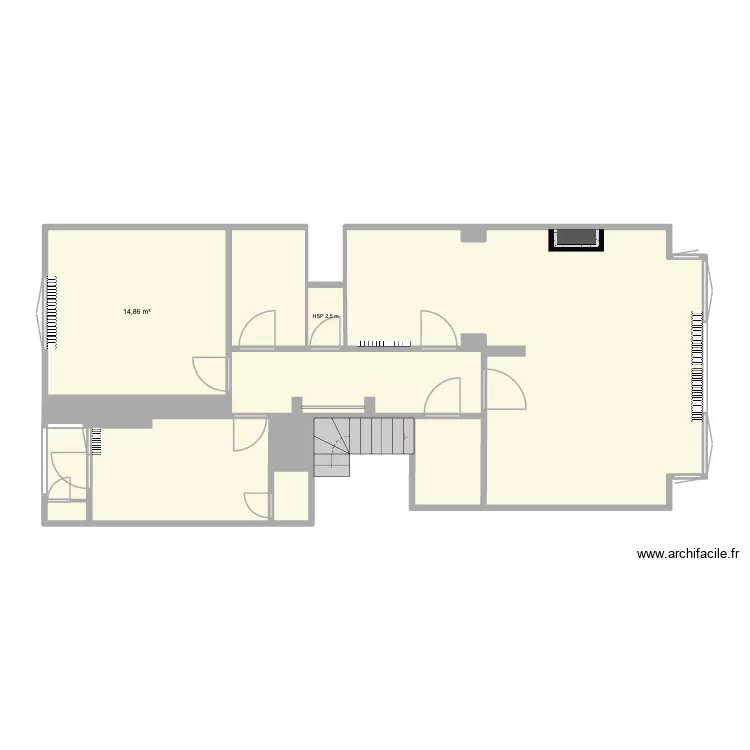 Ixelles 4. Plan de 14 et 82 m² Ixelles 4. Plan de 14 et 82 m²
