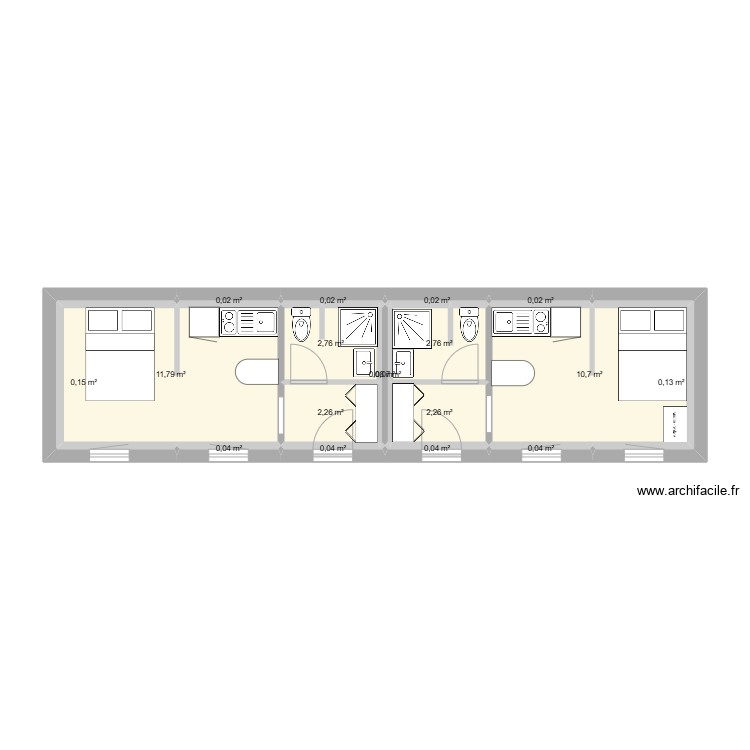 plan projet studio 4 septembre. Plan de 0 pièce et 0 m2