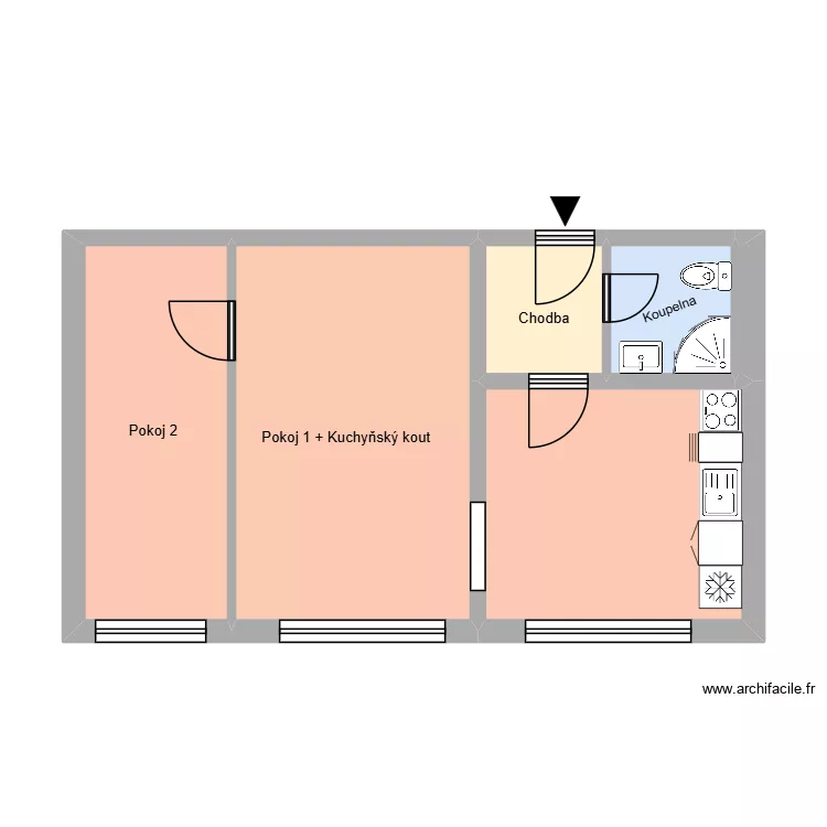Beskydsk&aacute; 786, byt 13. Plan de 10  et 165 m²