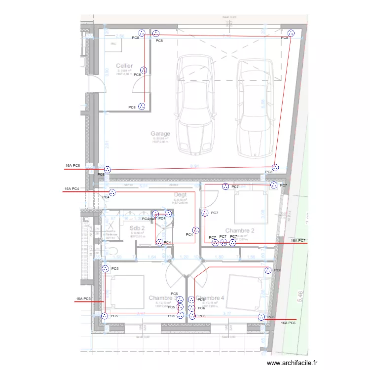 PLAN CH ENF PC. Plan de 