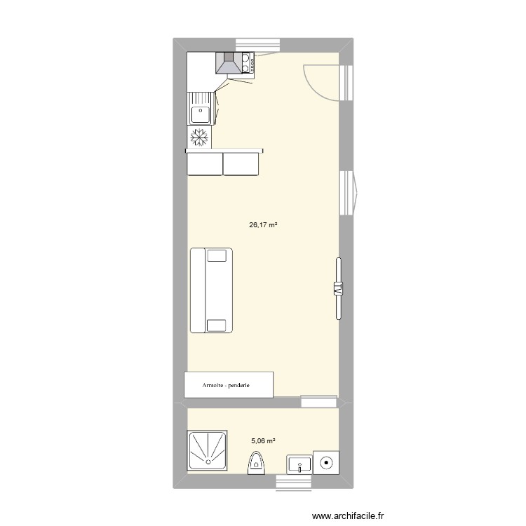 plan maman deux. Plan de 0 pièce et 0 m2