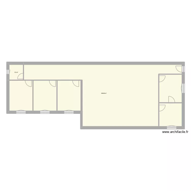 maison jp. Plan de 2  et 153 m²
