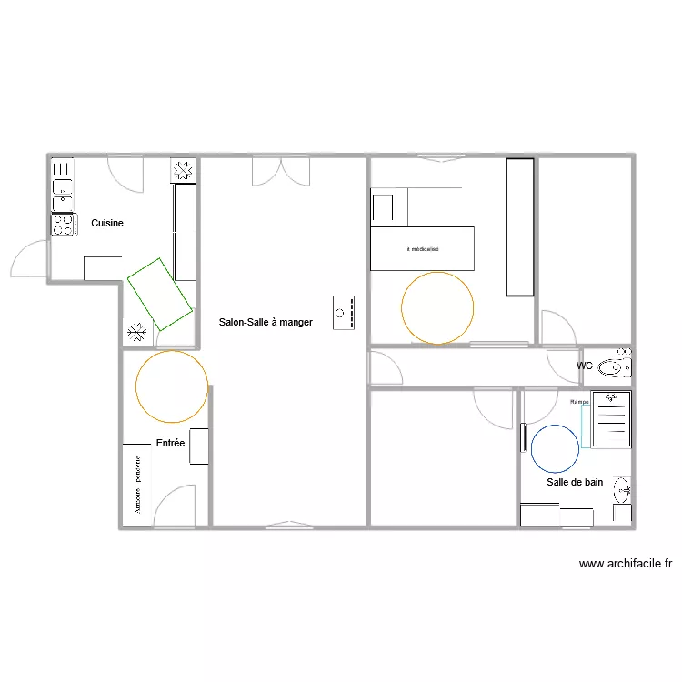 SDB M.WC amgt. Plan de SDB M.WC amgt. Plan de