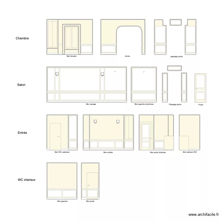 Moulures 100 v d t. Plan de Moulures 100 v d t. Plan de
