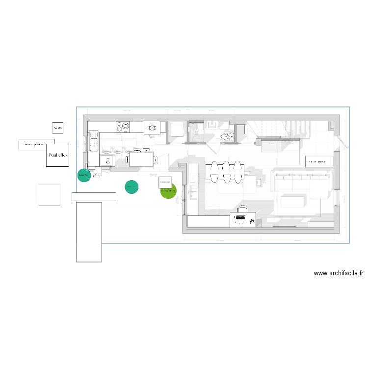 Maison RDC_V7 SDB alignée. Plan de 0 pièce et 0 m2