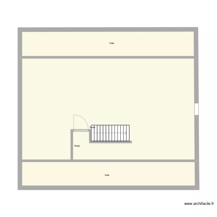 Bellgem Rollegemsestraat 9 boven. Plan de 