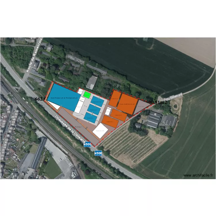 Projet Tennis Padel Outdoor Big. Plan de Projet Tennis Padel Outdoor Big. Plan de
