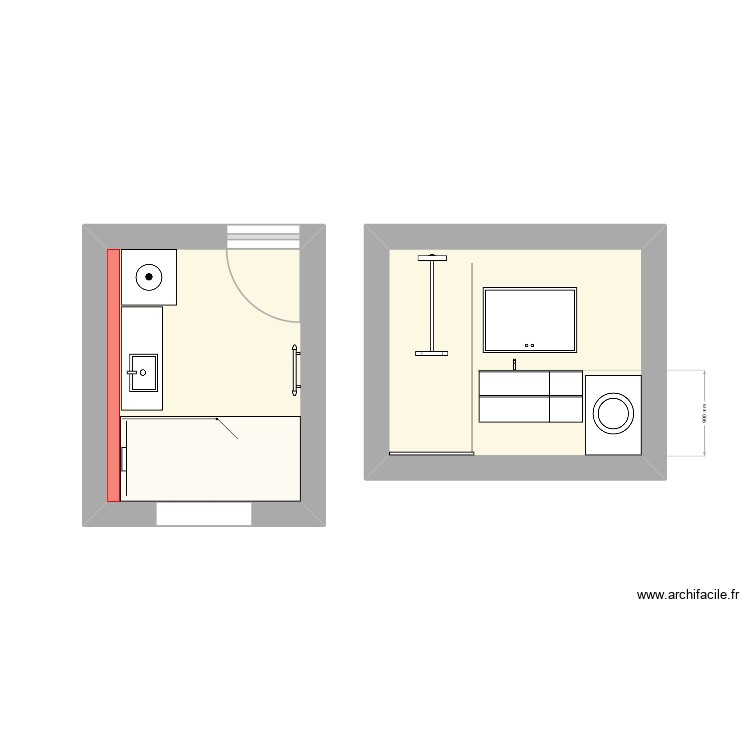 Projet Leemans. Plan de 0 pièce et 0 m2