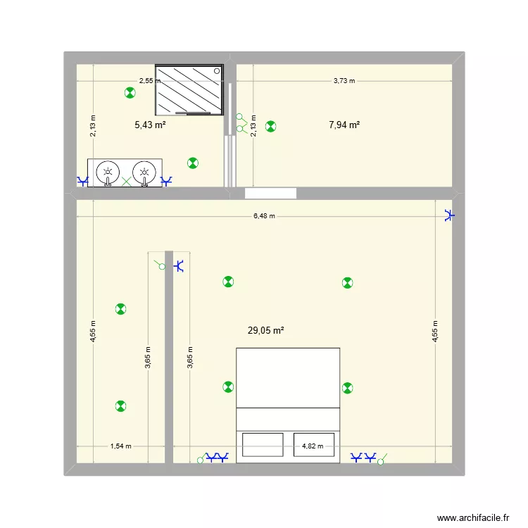 grenier. Plan de 3 et 42 m² grenier. Plan de 3 et 42 m²