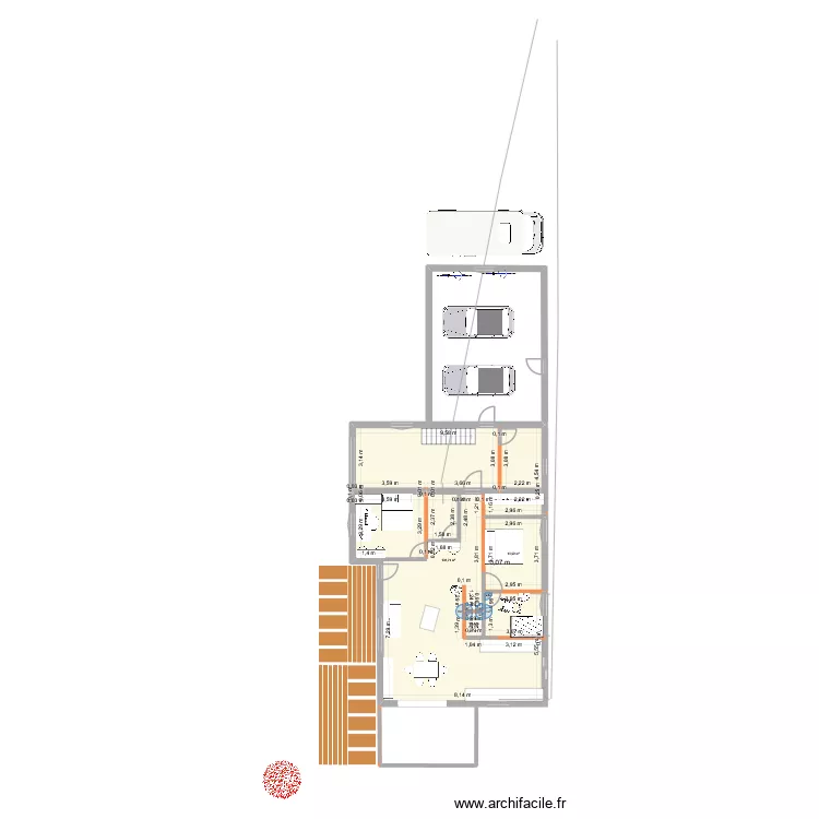 montrevel 5. Plan de 