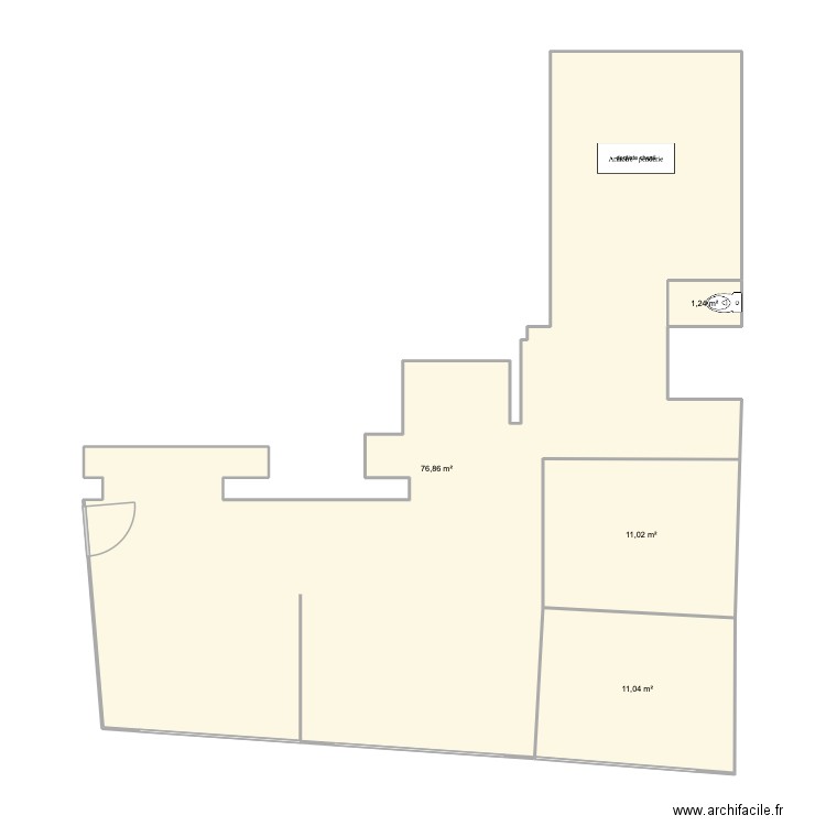 plan 2. Plan de 4 pièces et 100 m2