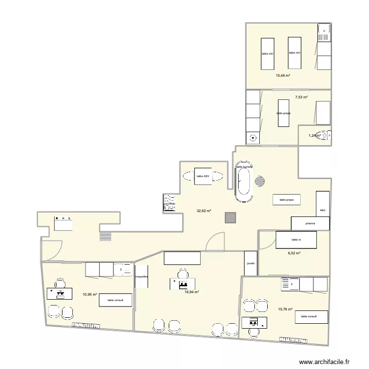 plan 2. Plan de 8  et 97 m²