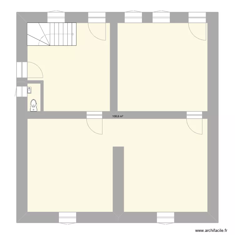 Apt 1 étage Hugues v1. Plan de Apt 1 étage Hugues v1. Plan de