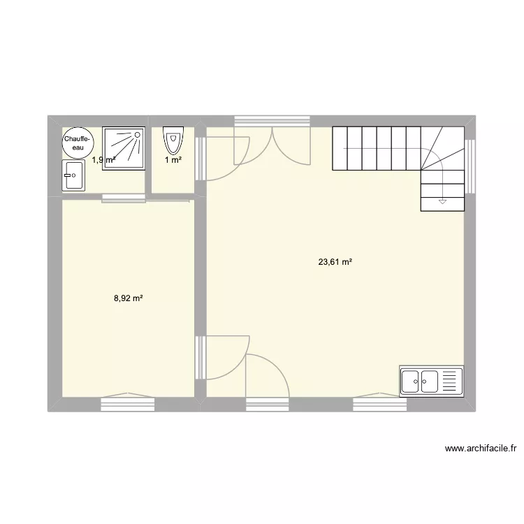RDC Ploërmel. Plan de 4 et 35 m² RDC Ploërmel. Plan de 4 et 35 m²