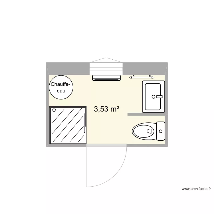 chalet gignat SdB. Plan de 